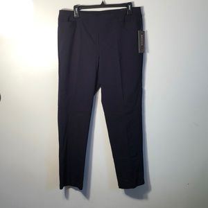 NWT Briggs Pull On Blue Pants Sz 12P Dress Career